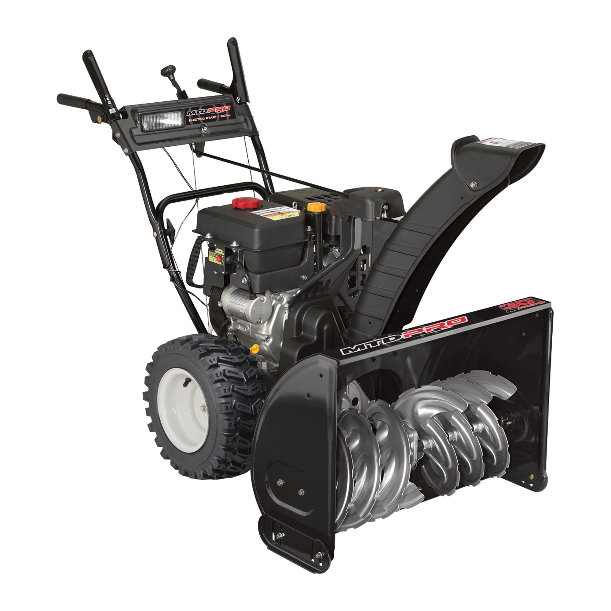 MTD Pro Dual Stage Snow Thrower — 357cc Electric Start Engine, 30in.W x 21in.H Intake, Model# 31AH65FH795